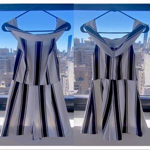 Black & White Stripe Romper